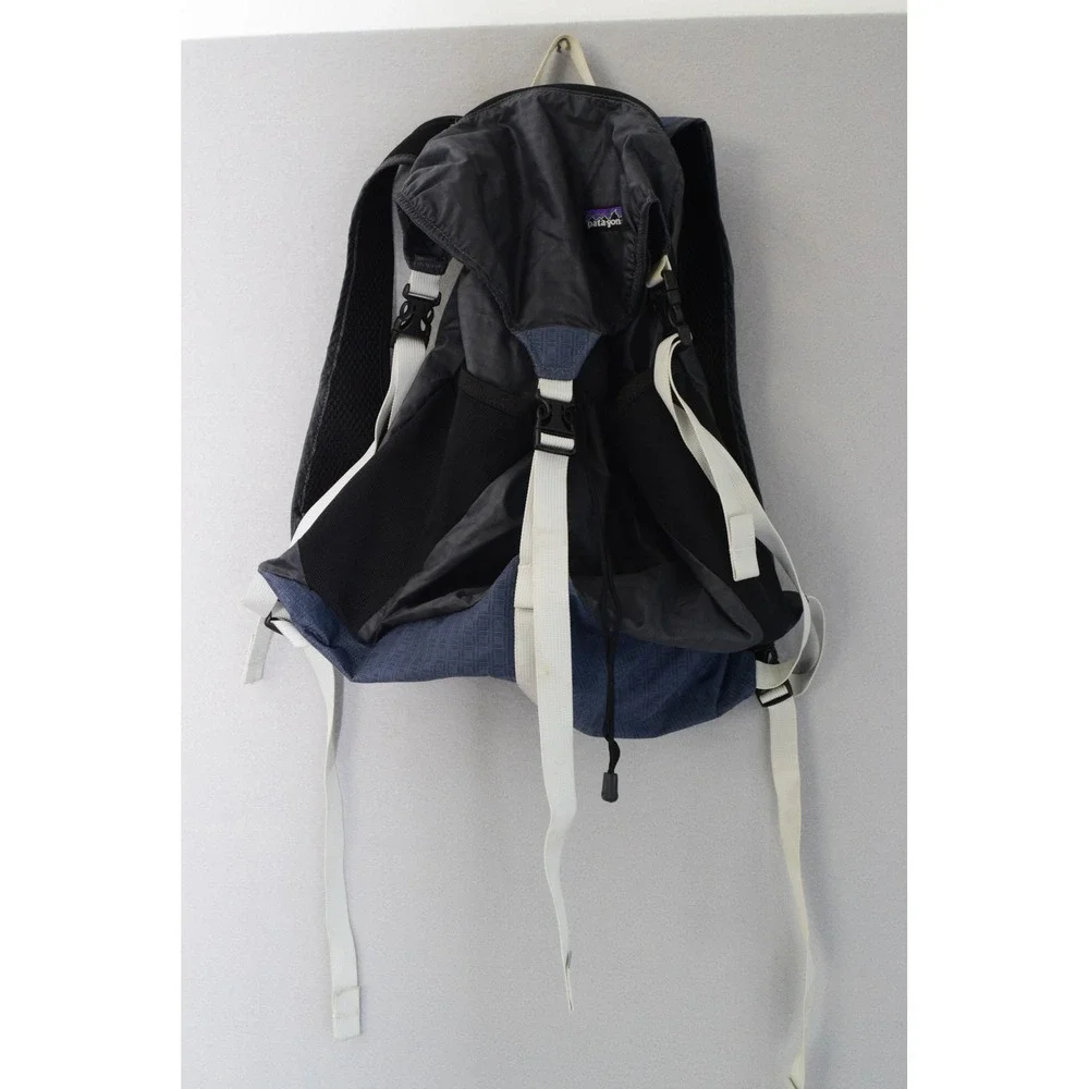 Patagonia Backpack Packable Grey Ripstop Lightweight Mens Gorpcore Hiking